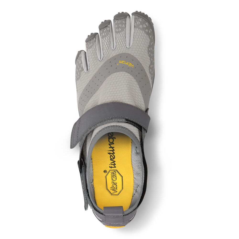 Zapatos De Agua Hombre Grises - FiveFingers V-Aqua - ZVGFSK-762